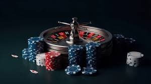 Antarmuka permainan Blackjack dengan dealer langsung